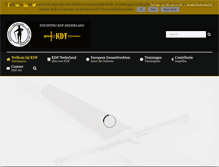 Tablet Screenshot of kdfnederland.nl